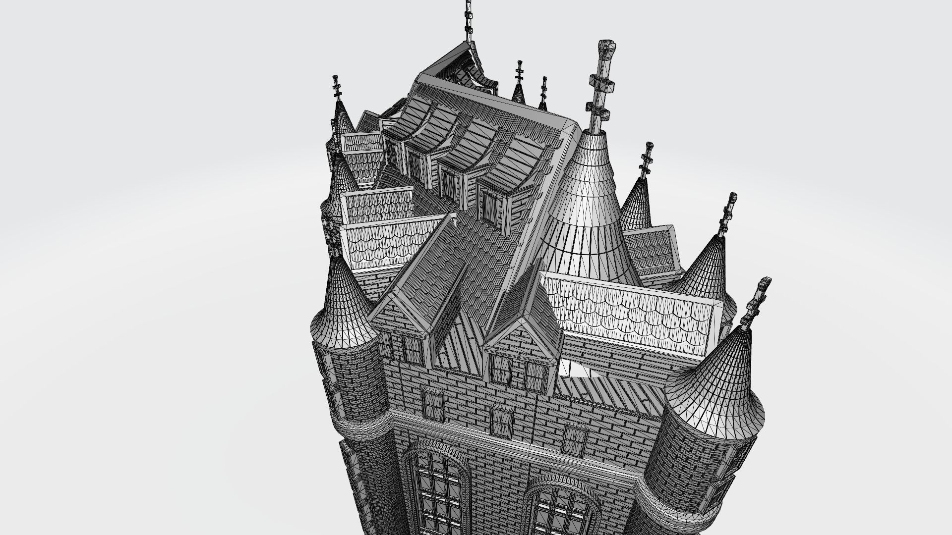 Great castle 3D print model_6