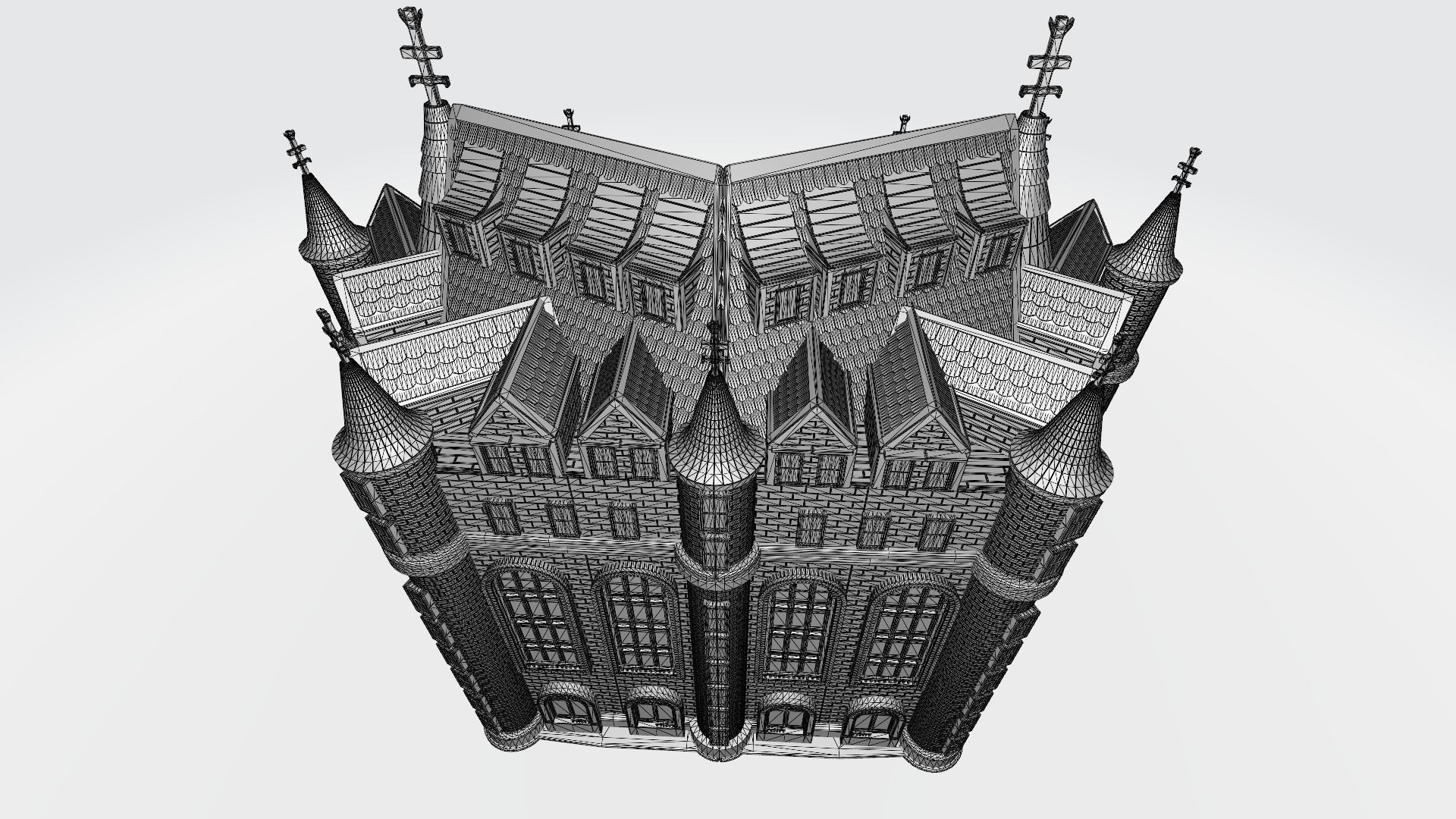 Great castle 3D print model_5