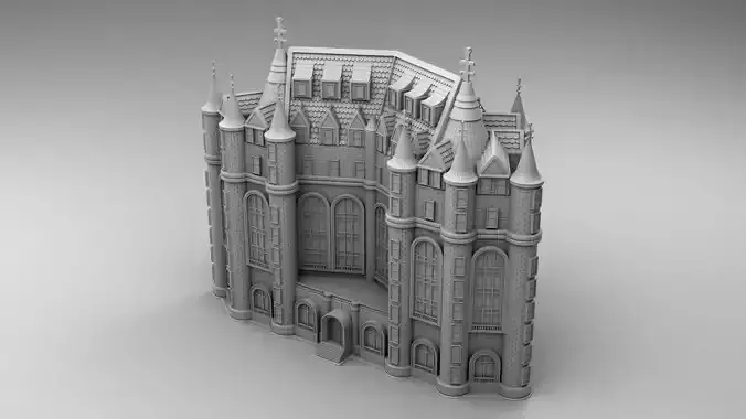 Great castle 3D print model