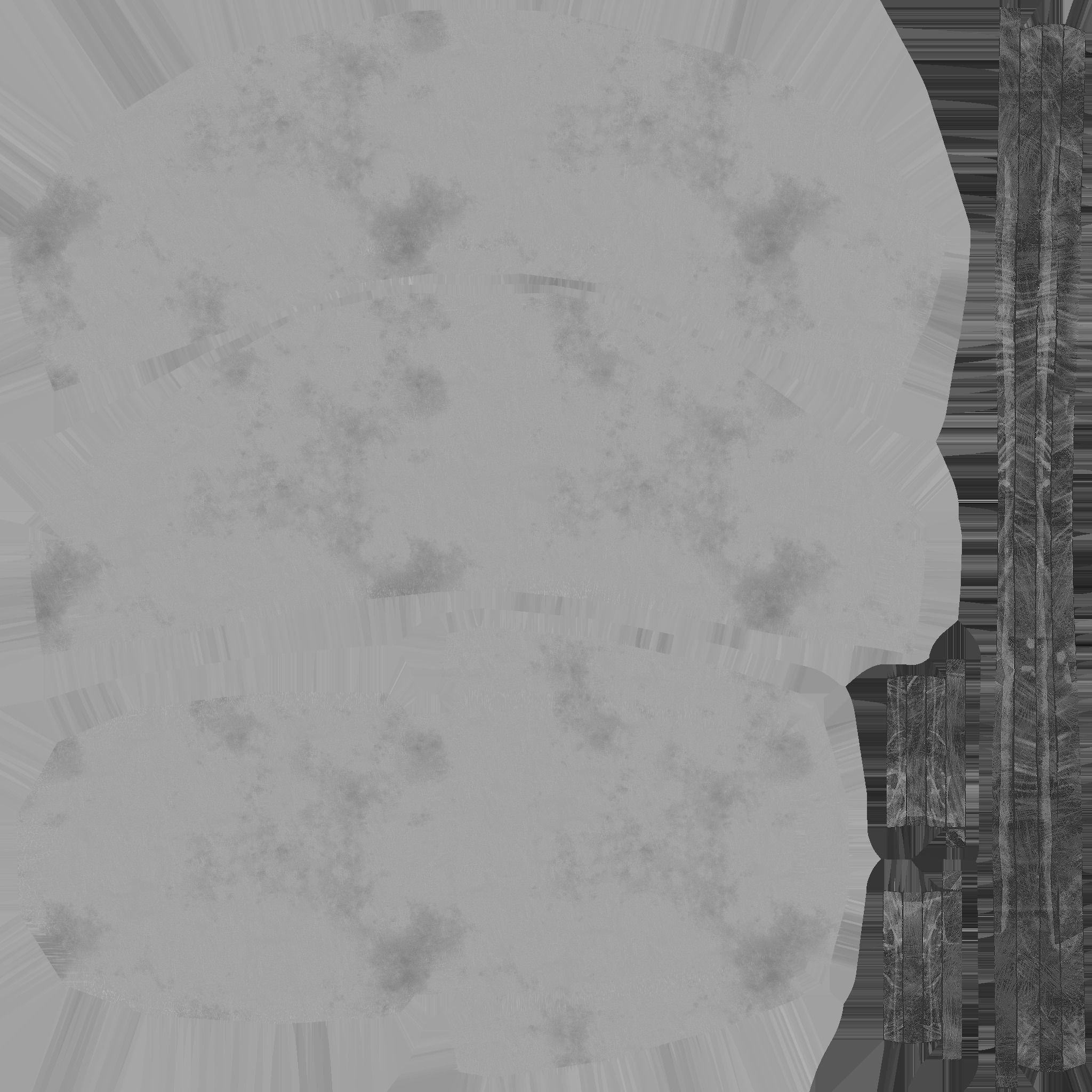 Bronze Leather Armchair - Furniture Interior Design Low-poly 3D model_13