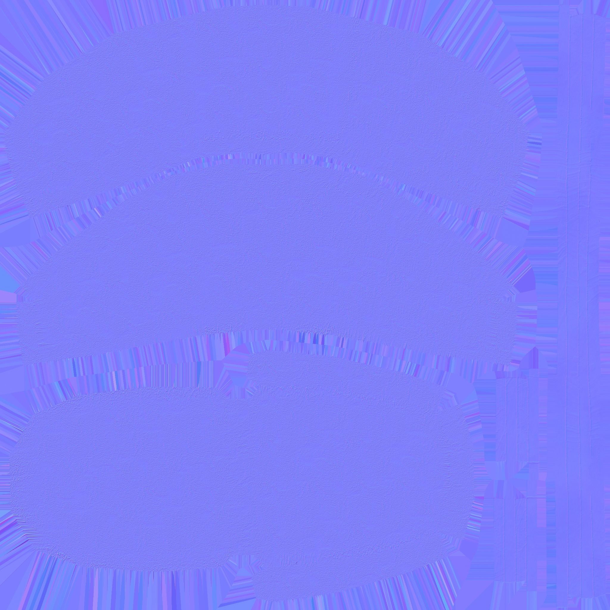 Bronze Leather Armchair - Furniture Interior Design Low-poly 3D model_12