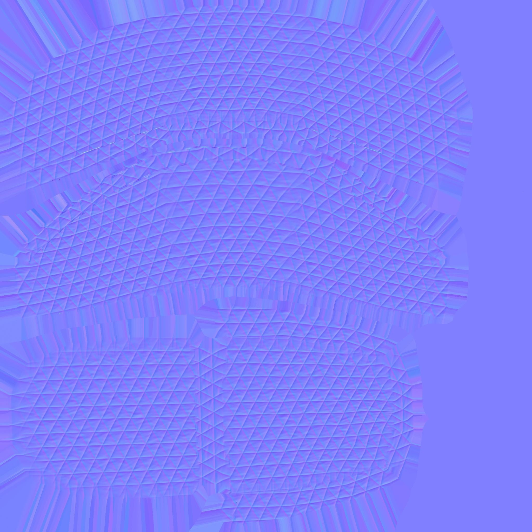 White Aluminum Armchair - Furniture Interior Design Low-poly 3D model_14