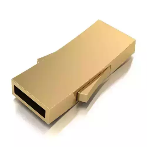  LOCK FOR LACES AND RUBBER CORD RECTANGULAR CUTS 8 mm X 2 mm