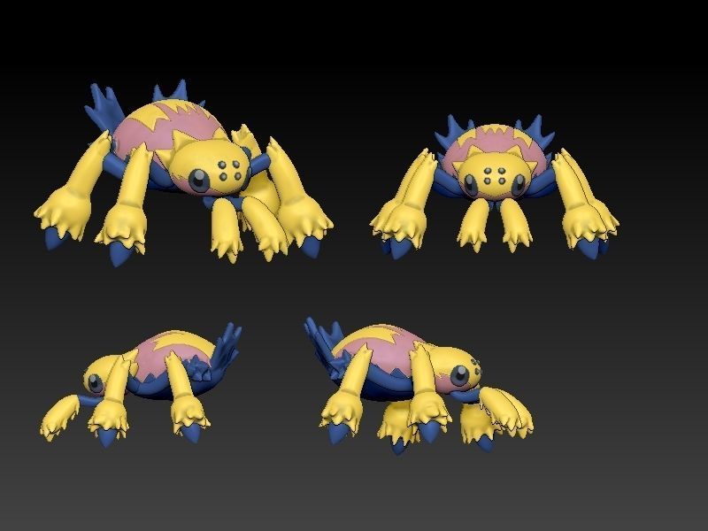 Pokemon - Joltik and Galvantula 3D print model_1