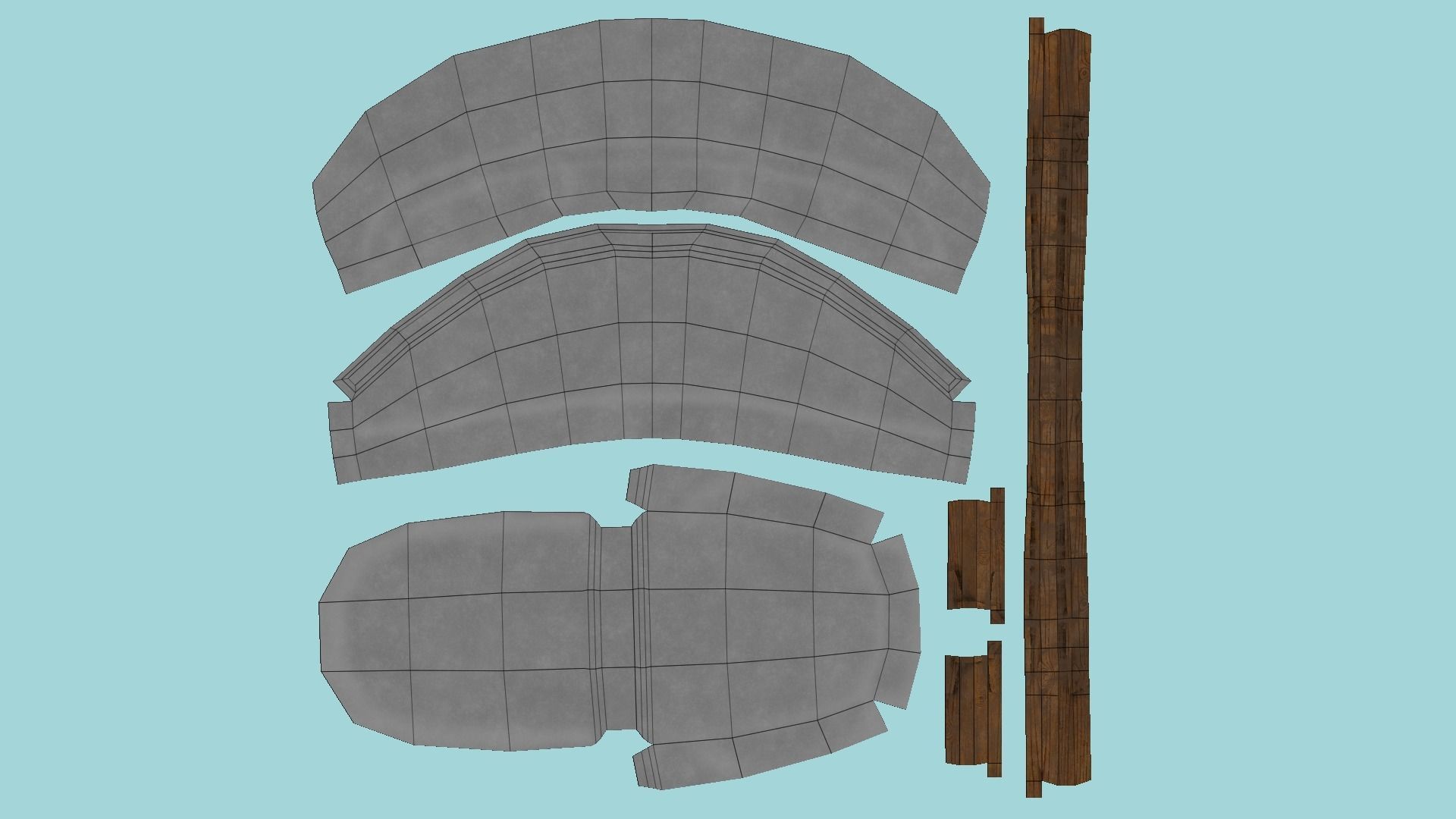 Armchairs - Living Room - Furniture Interior Design 3D Model Collection_36