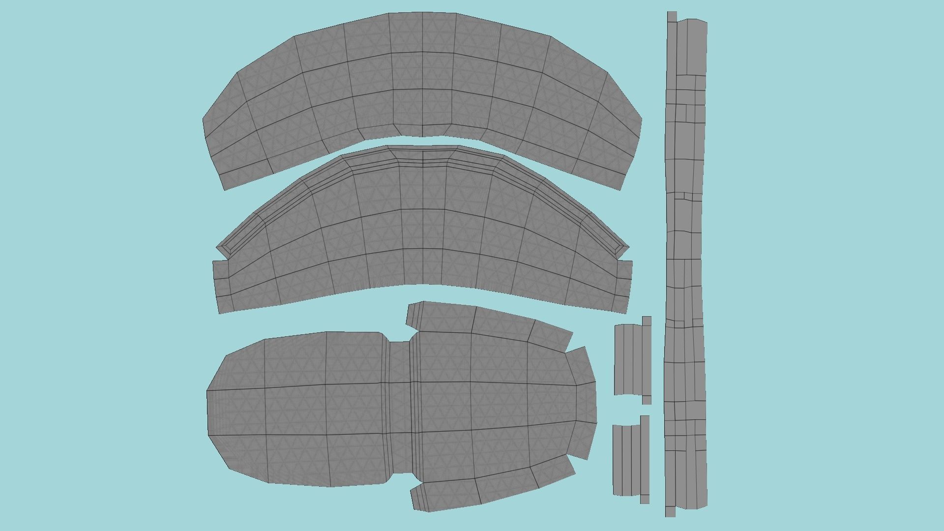 Armchairs - Living Room - Furniture Interior Design 3D Model Collection_37