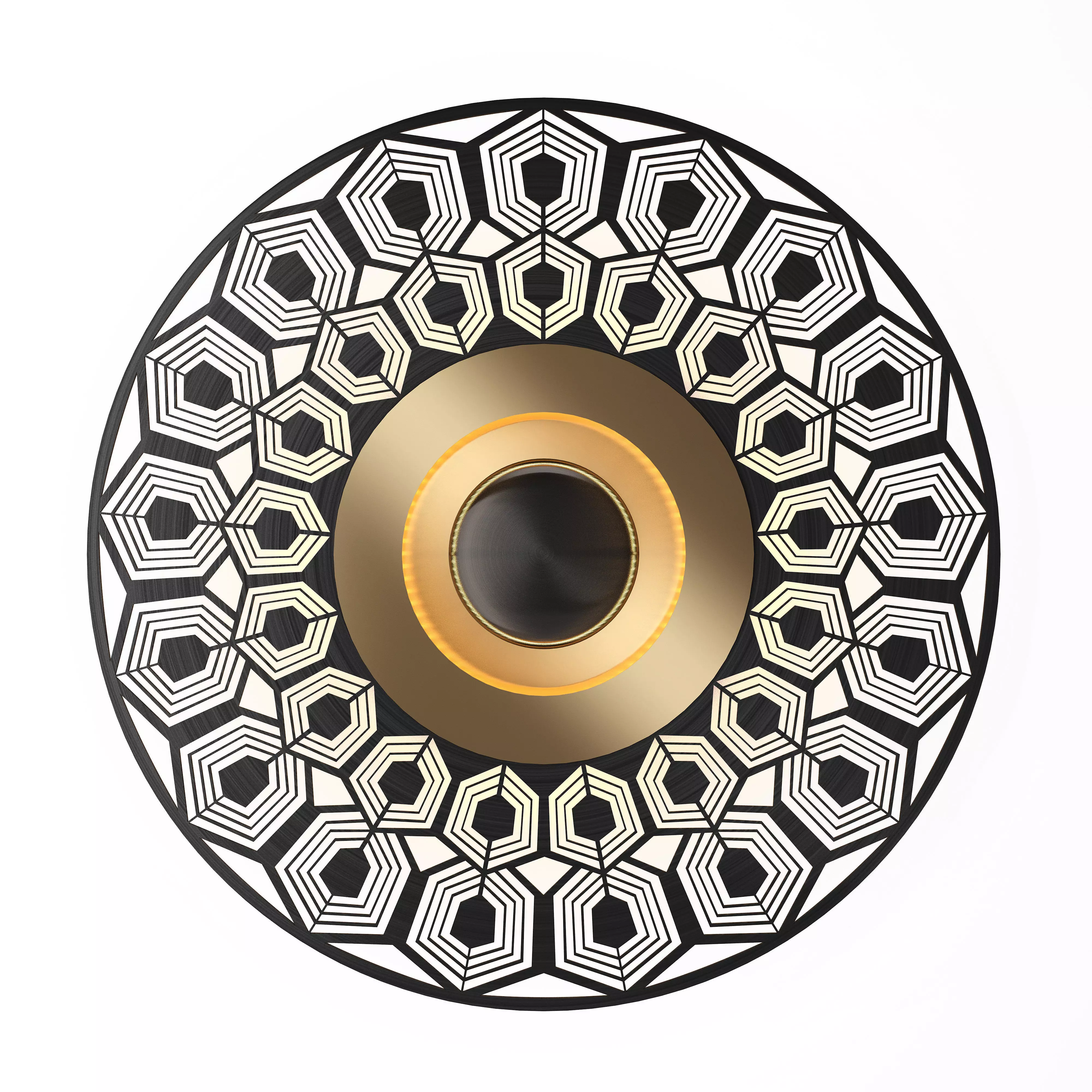 Earth Turtle Wall Light 3D model_0