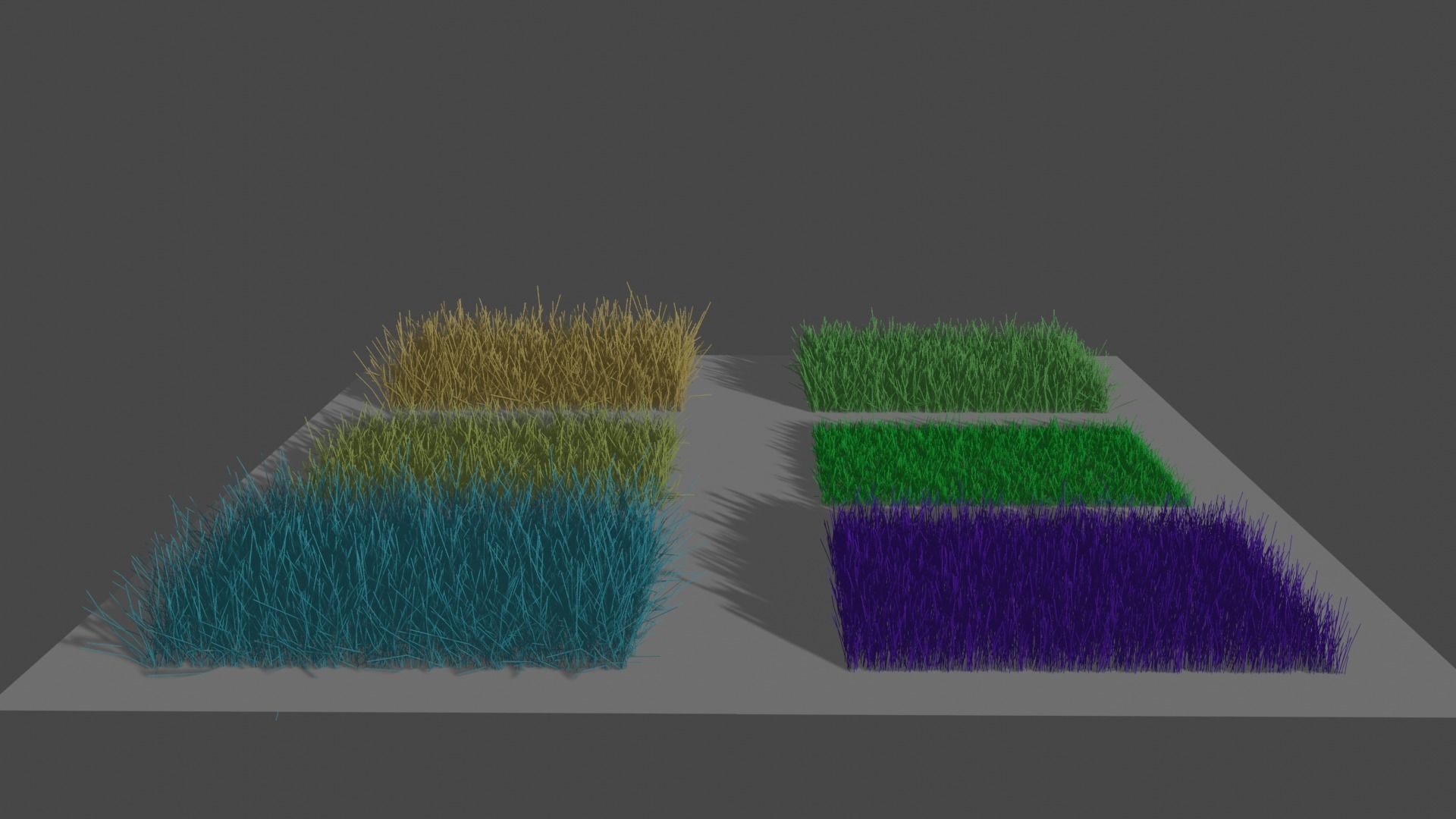 3D Crazy Grass 3D model_1