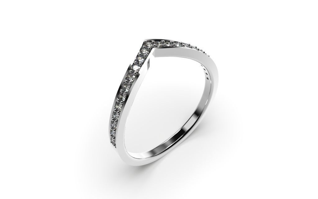 Set Light Fashion Ring - 3D Jewelry - 4 Models 3D print model_12