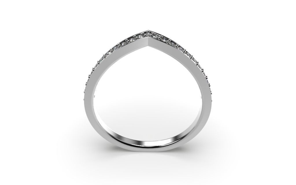 Set Light Fashion Ring - 3D Jewelry - 4 Models 3D print model_10