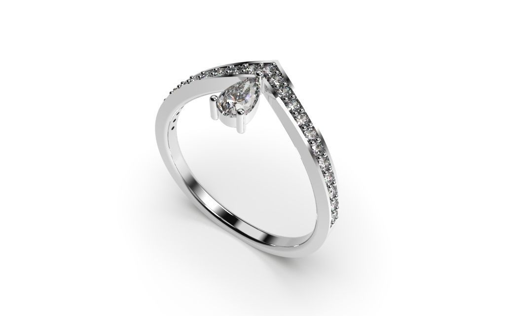 Set Light Fashion Ring - 3D Jewelry - 4 Models 3D print model_32