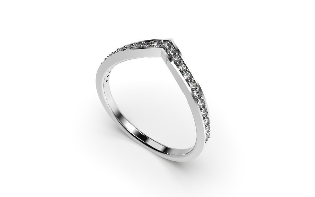 Set Light Fashion Ring - 3D Jewelry - 4 Models 3D print model_14