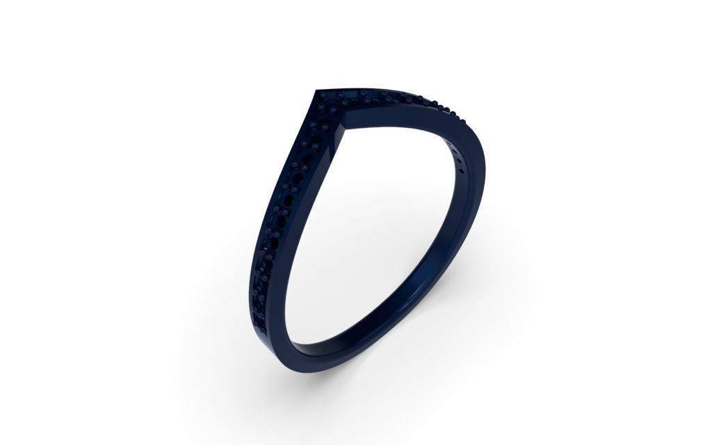 Set Light Fashion Ring - 3D Jewelry - 4 Models 3D print model_11