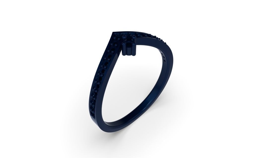 Set Light Fashion Ring - 3D Jewelry - 4 Models 3D print model_20