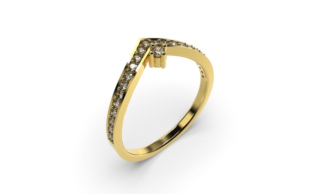 Set Light Fashion Ring - 3D Jewelry - 4 Models 3D print model_19