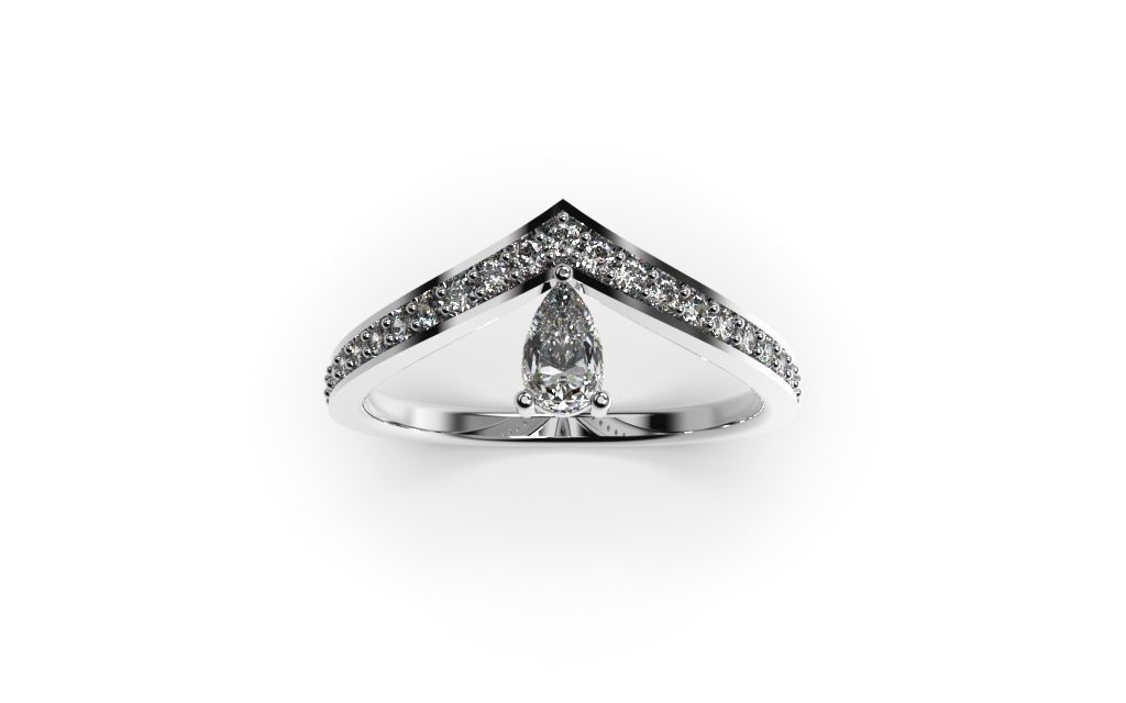 Set Light Fashion Ring - 3D Jewelry - 4 Models 3D print model_30