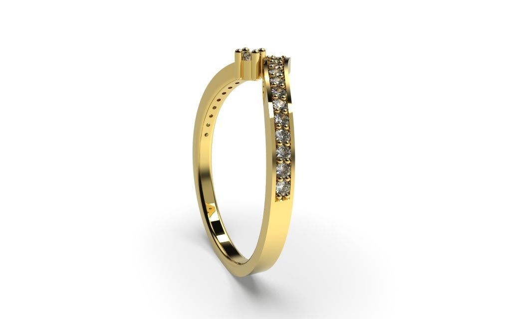 Set Light Fashion Ring - 3D Jewelry - 4 Models 3D print model_21