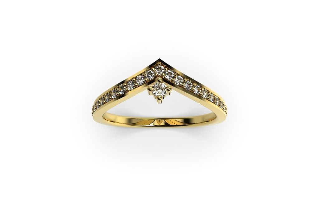 Set Light Fashion Ring - 3D Jewelry - 4 Models 3D print model_24