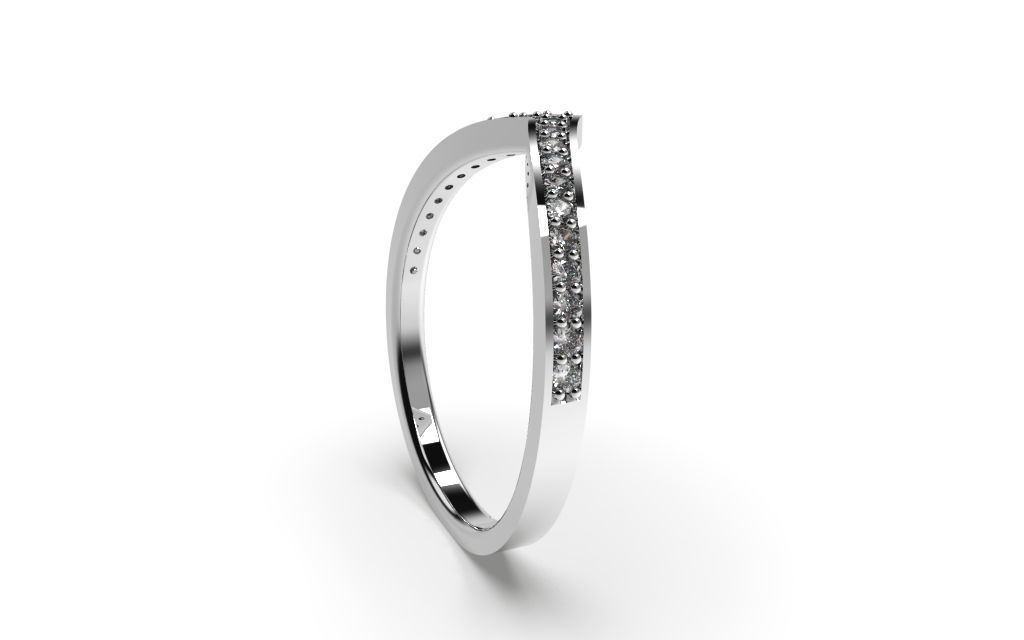 Set Light Fashion Ring - 3D Jewelry - 4 Models 3D print model_15