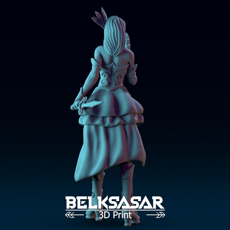 Courtesan Rogue Spy Topless 3D print model_5