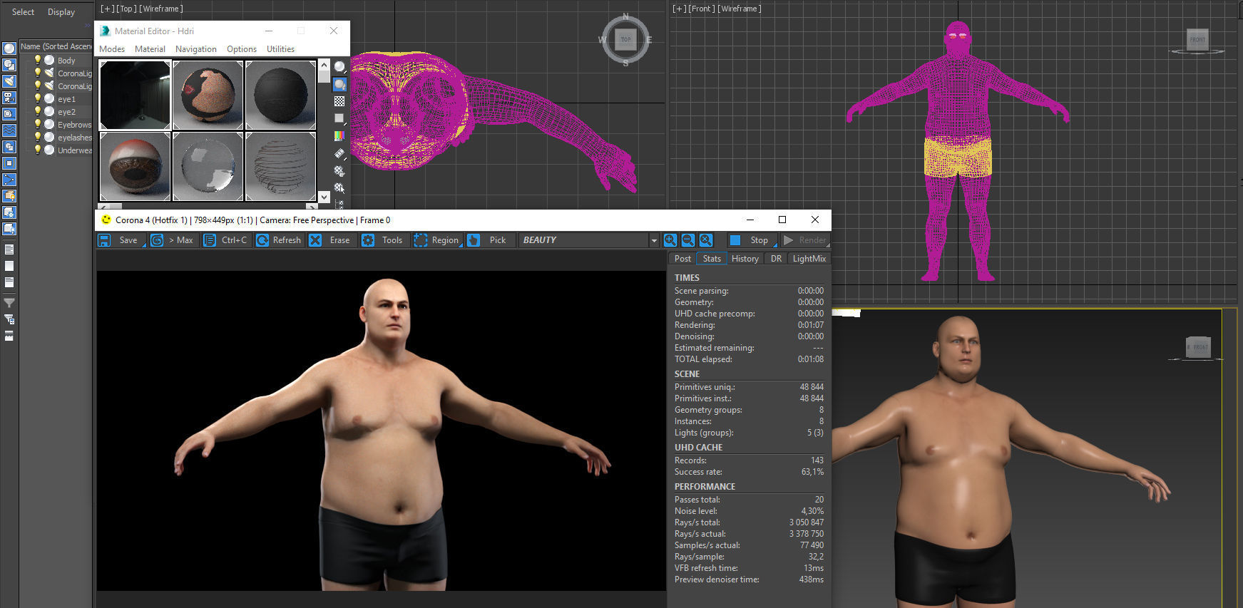 Plus size men pack 3D Model Collection_33