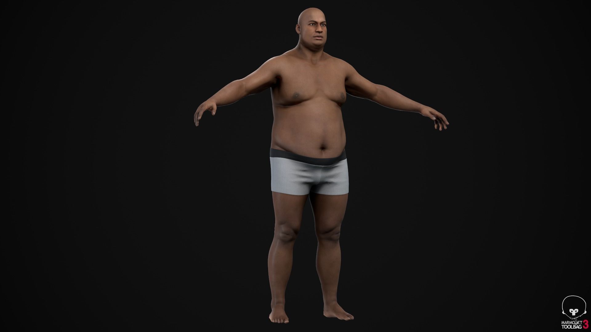 Plus size men pack 3D Model Collection_40
