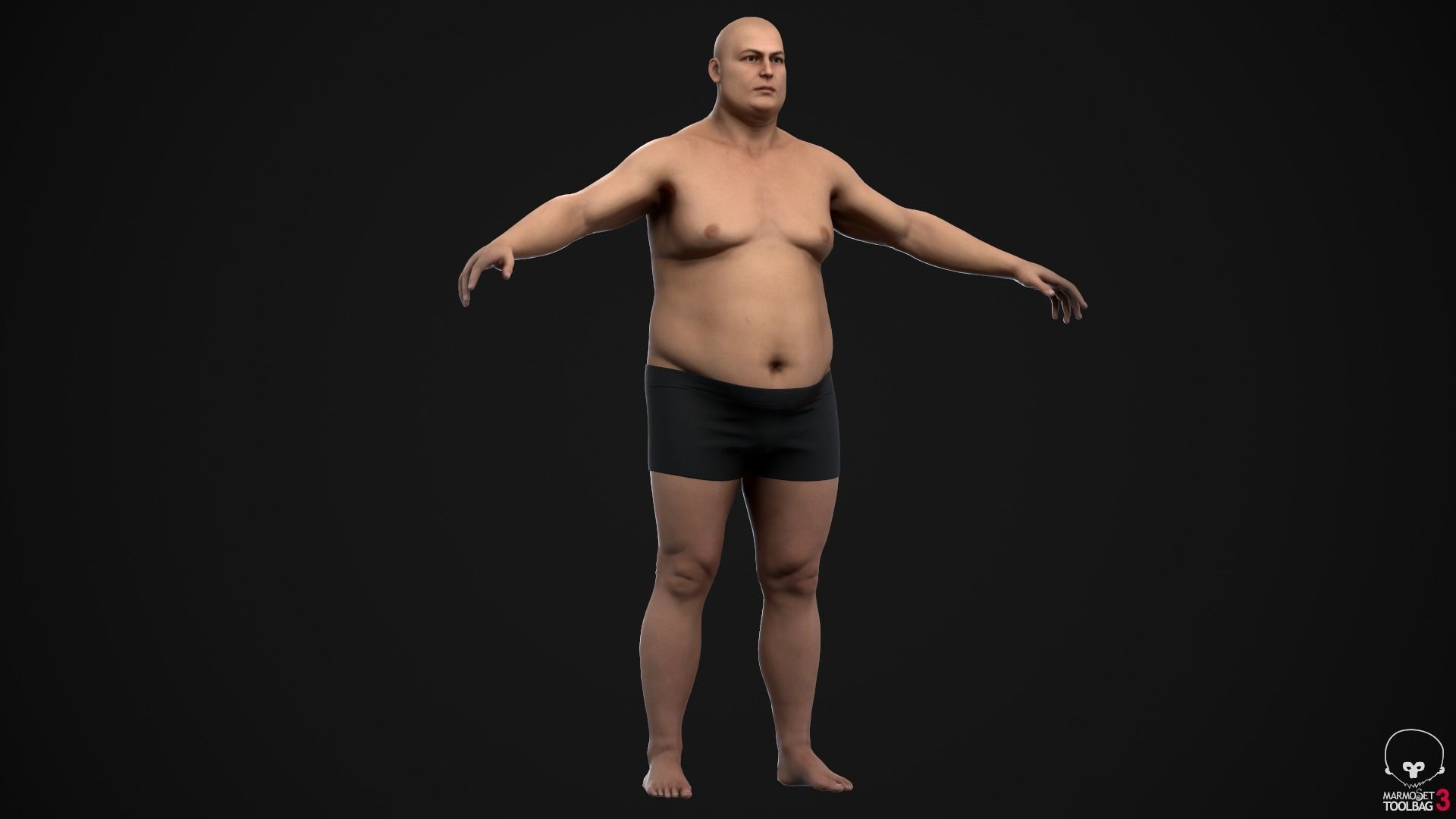 Plus size men pack 3D Model Collection_9