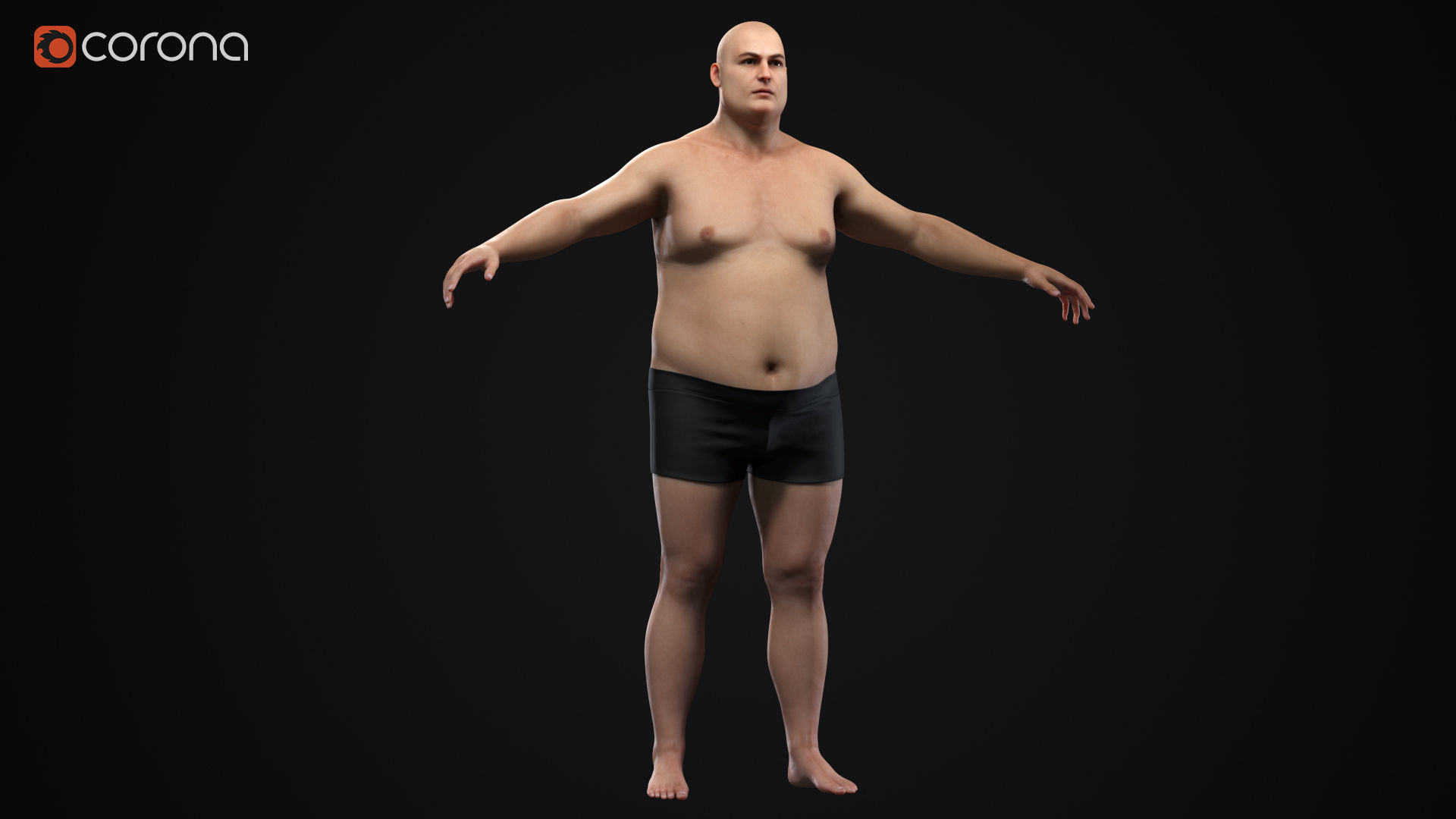 Plus size men pack 3D Model Collection_5