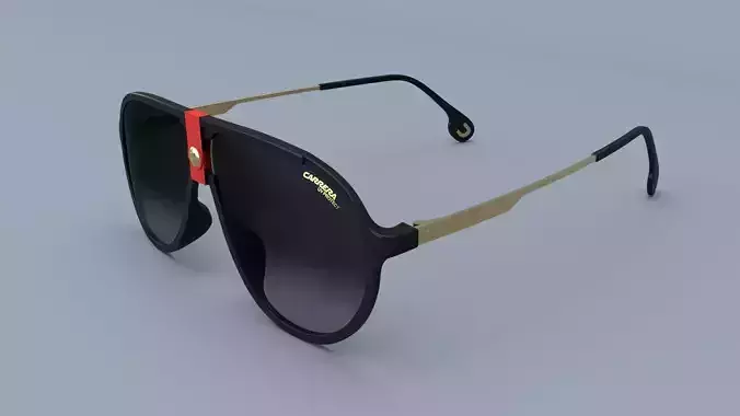 Carrera Square Pilot Sunglasses 