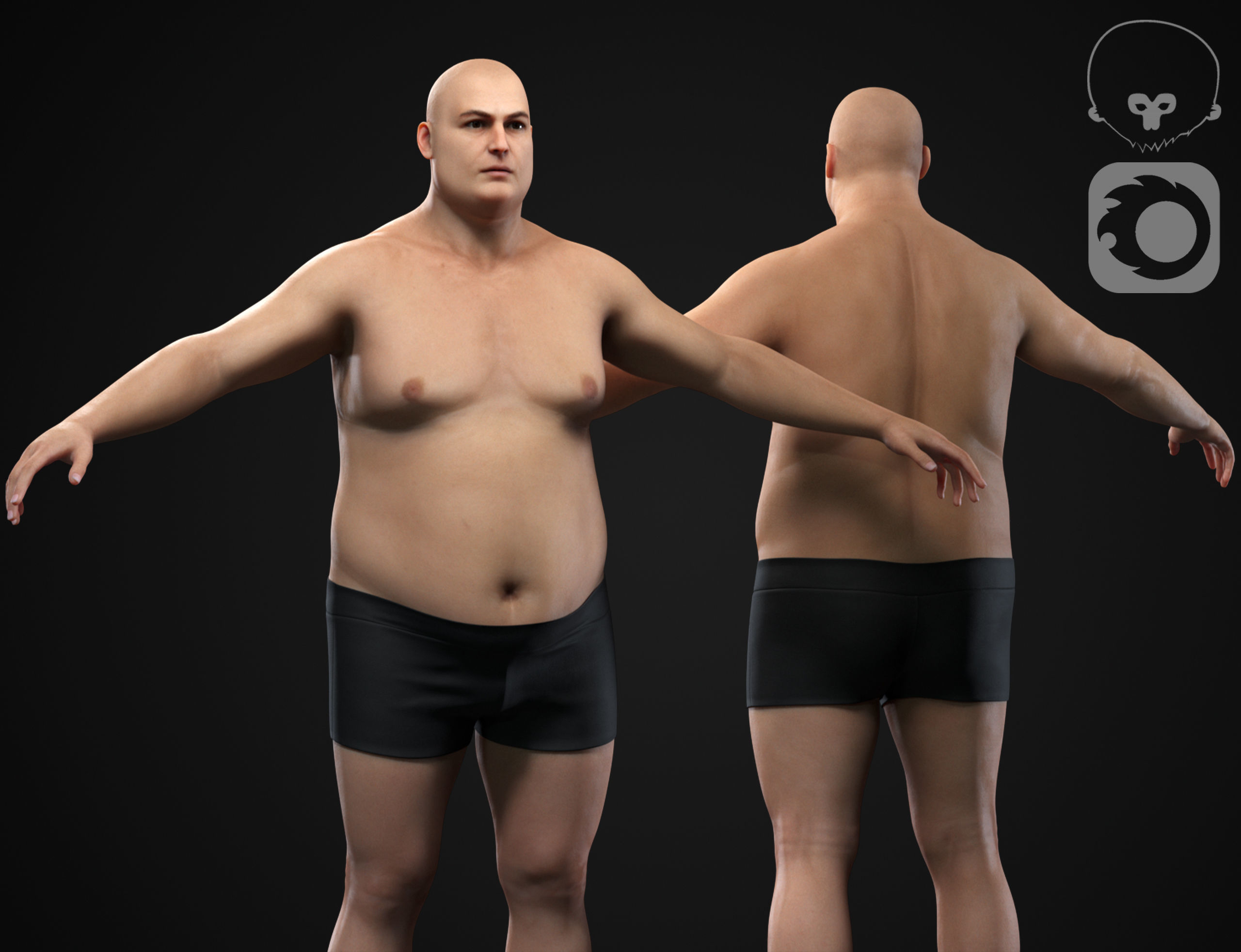 Men big pack 3D Model Collection_124