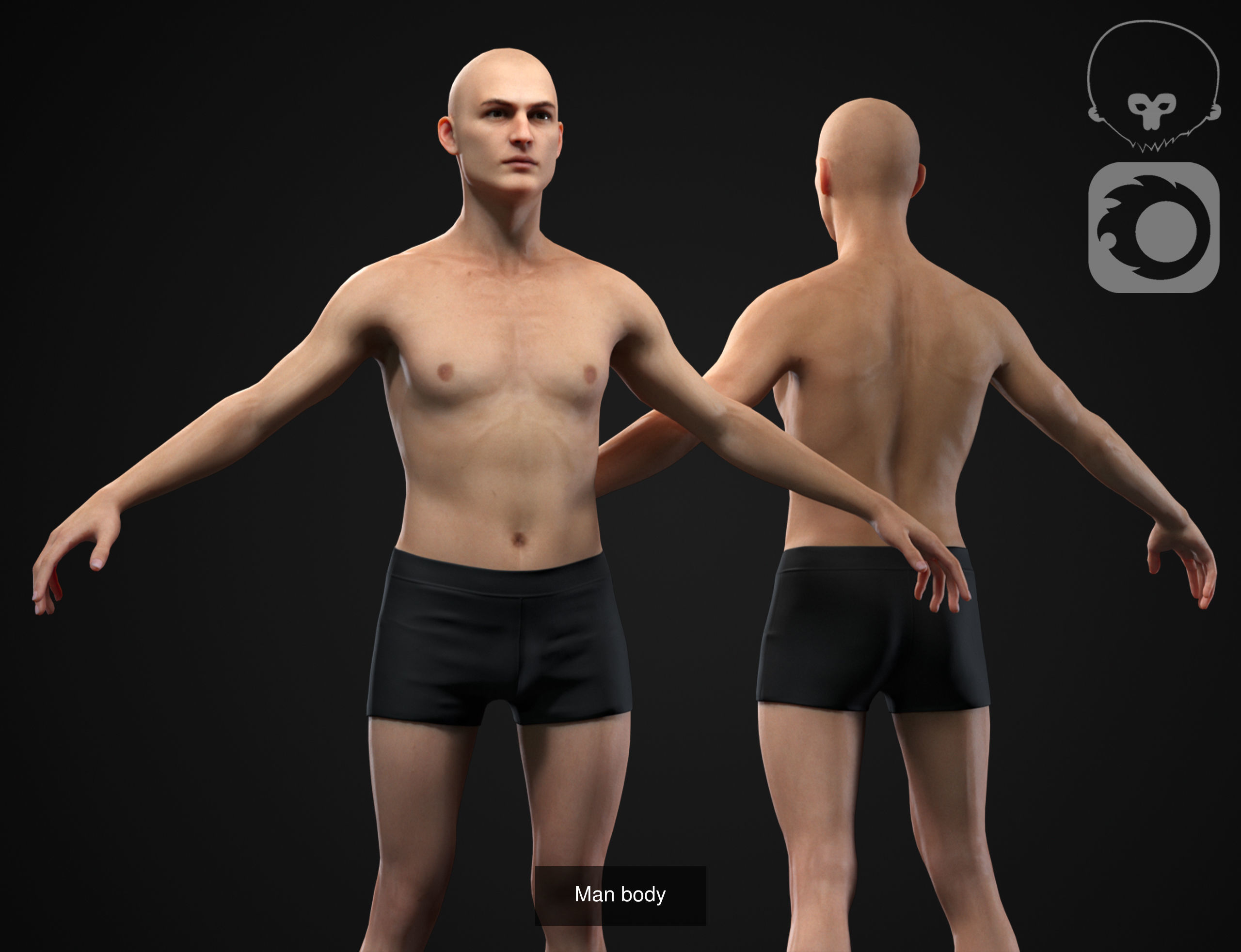 Men big pack 3D Model Collection_1