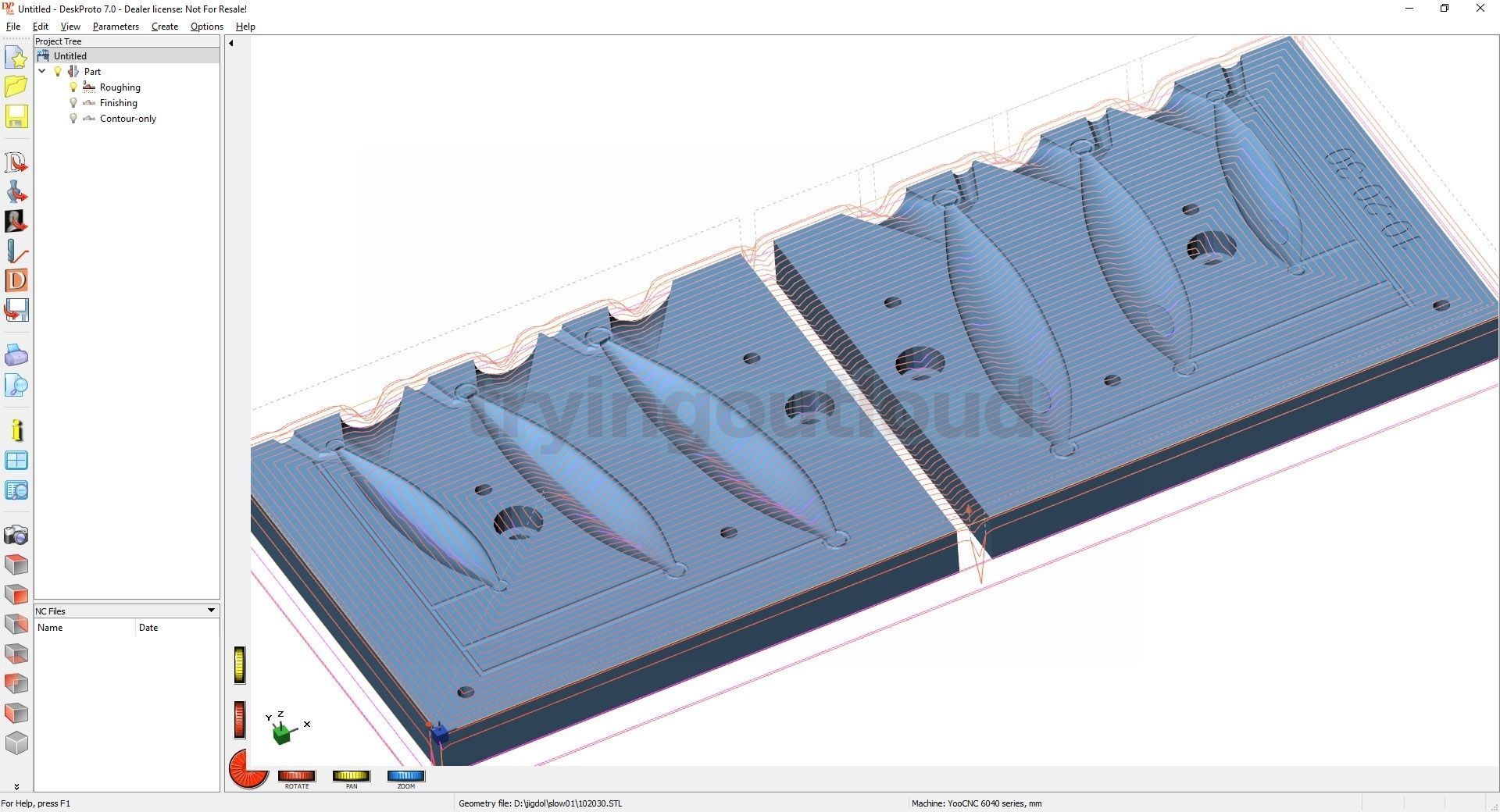 10-30 GR Slow PItch Slug Metal Jig Mold 3D print model_2