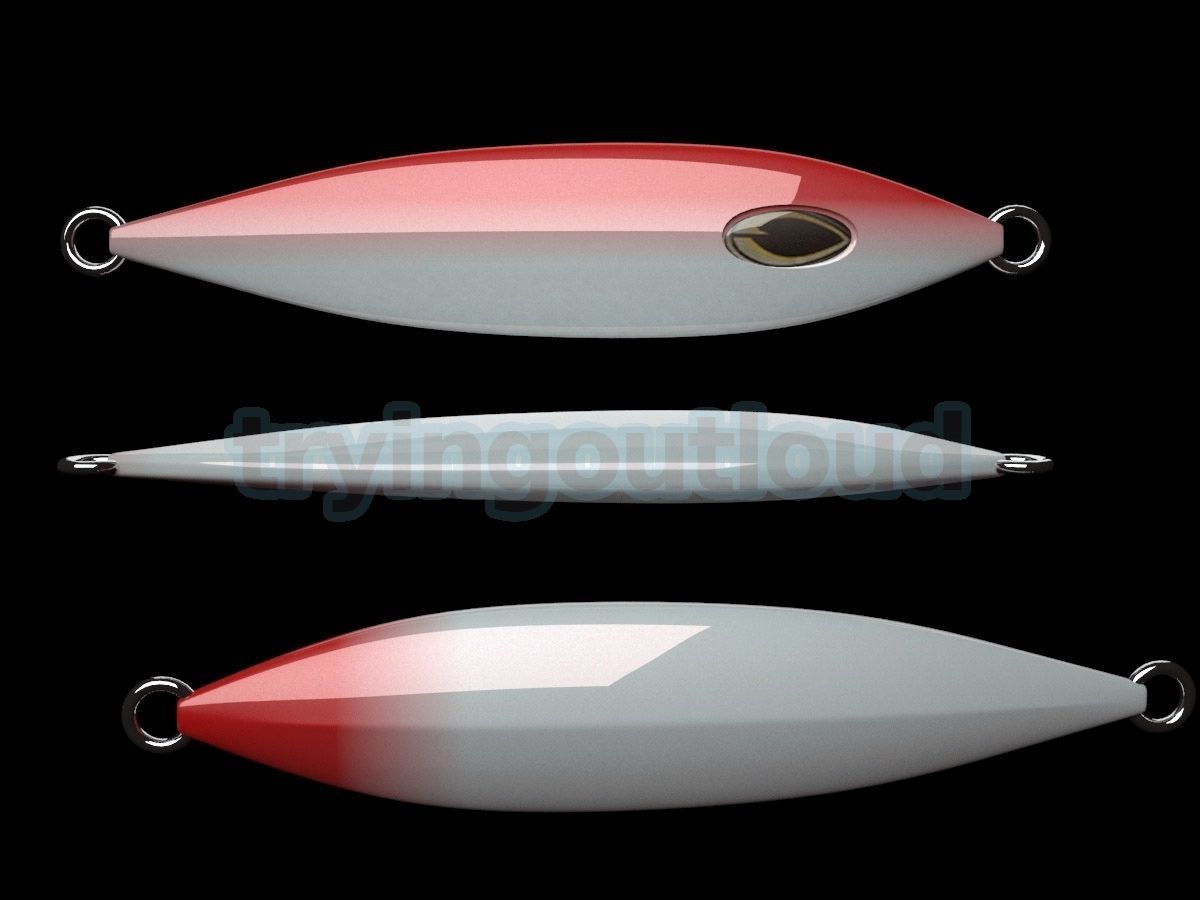 10-30 GR Slow PItch Slug Metal Jig Mold 3D print model_3