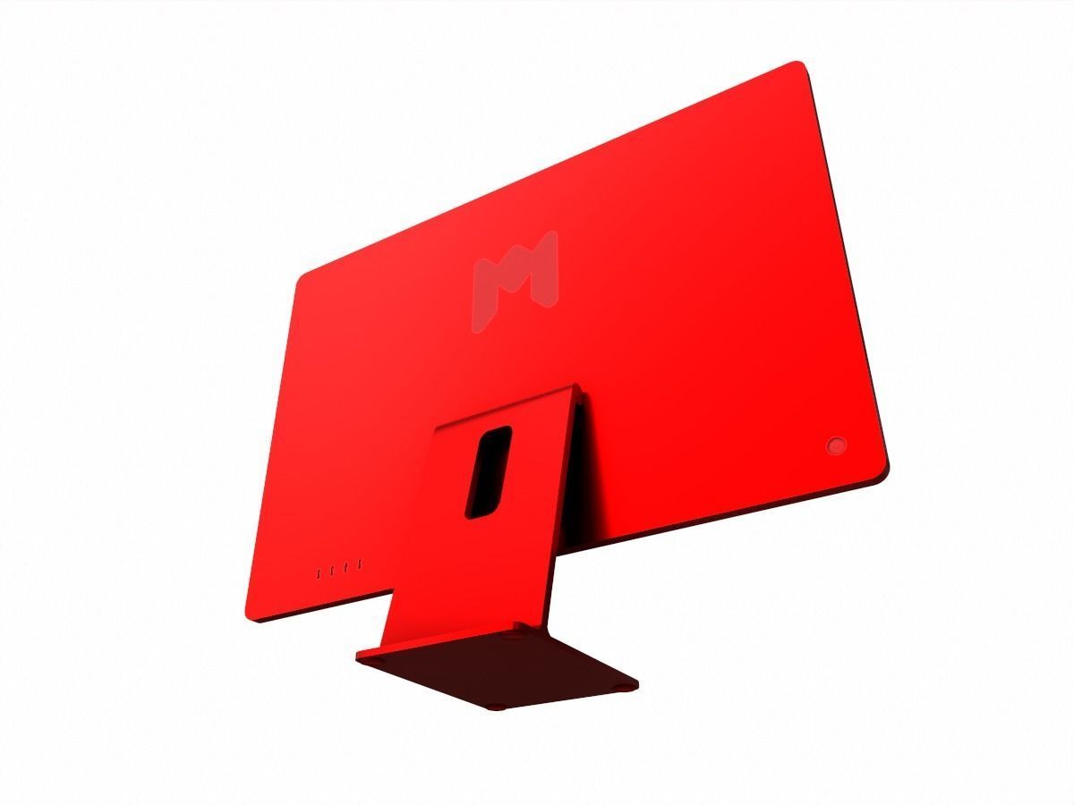 2021 imac pro all colors game asset Low-poly 3D model_17