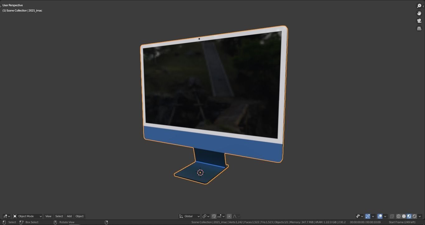 2021 imac pro all colors game asset Low-poly 3D model_18