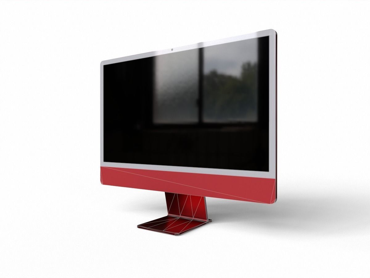 2021 imac pro all colors game asset Low-poly 3D model_14