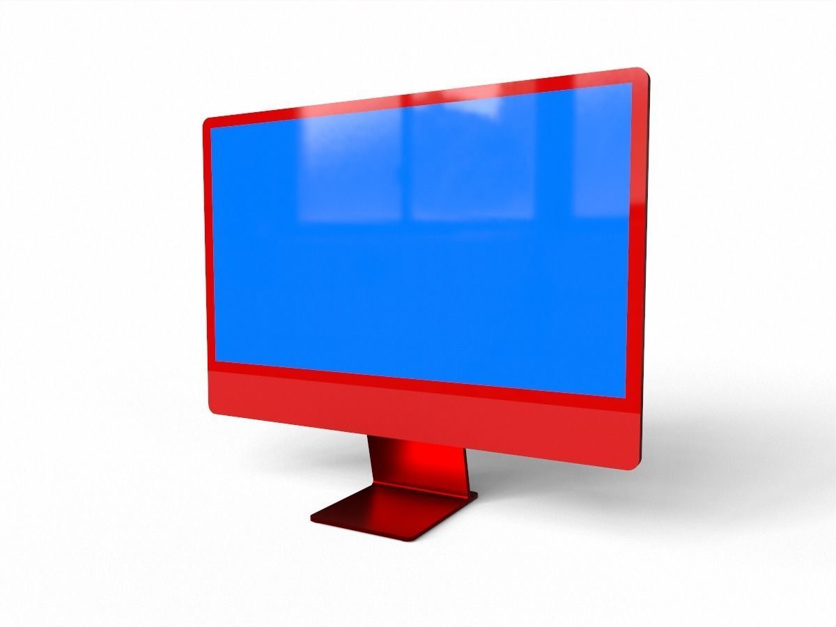 2021 imac pro all colors game asset Low-poly 3D model_16