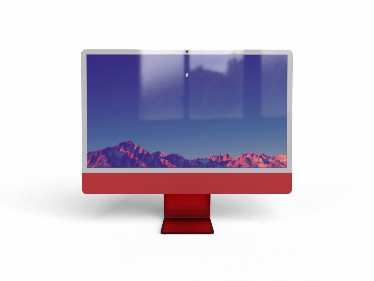2021 imac pro all colors game asset Low-poly 3D model_8
