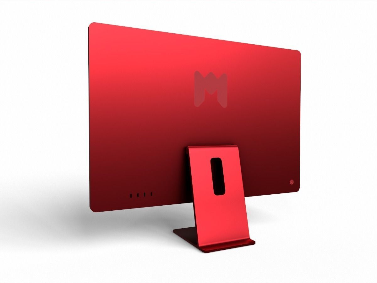 2021 imac pro all colors game asset Low-poly 3D model_12