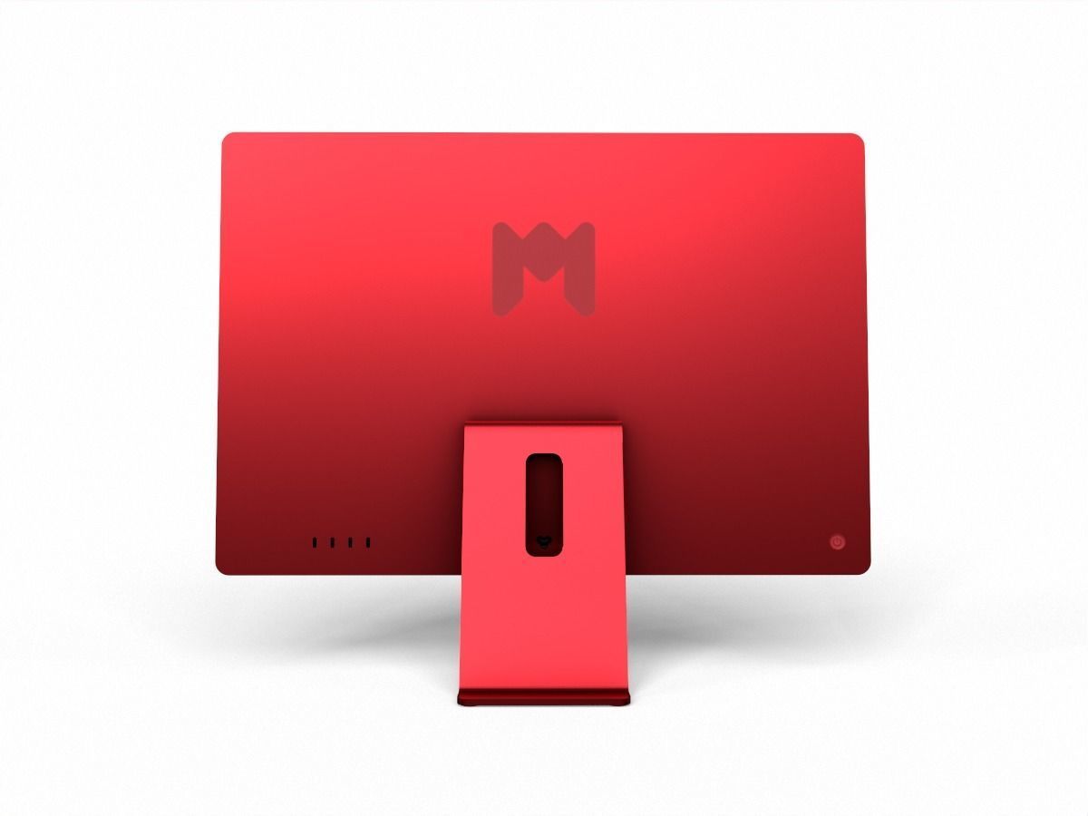 2021 imac pro all colors game asset Low-poly 3D model_7