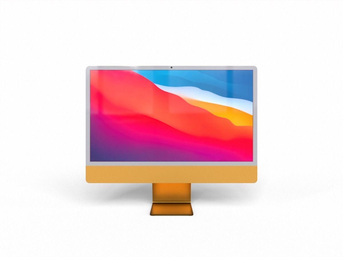 2021 imac pro all colors game asset Low-poly 3D model_2