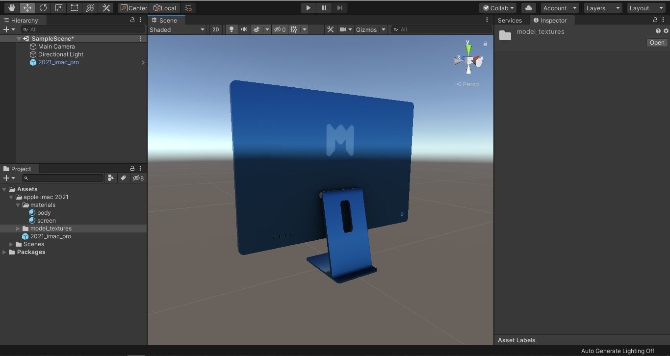 2021 imac pro all colors game asset Low-poly 3D model_19