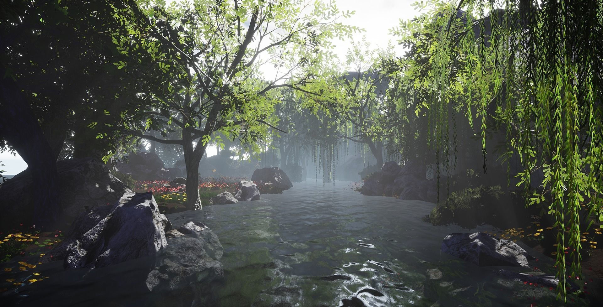 Nature Environment Asset Pack Low-poly 3D model_1