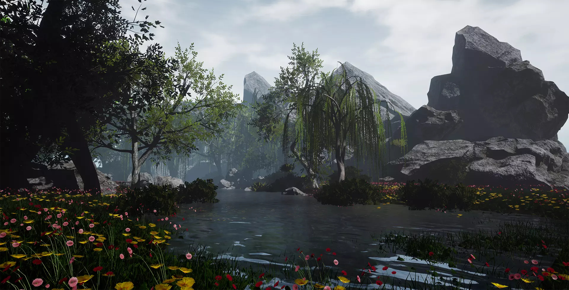 Nature Environment Asset Pack Low-poly 3D model_0