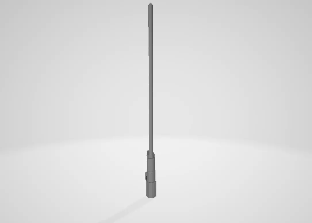 Anakins Lightsaber hilt  Free 3D model_0