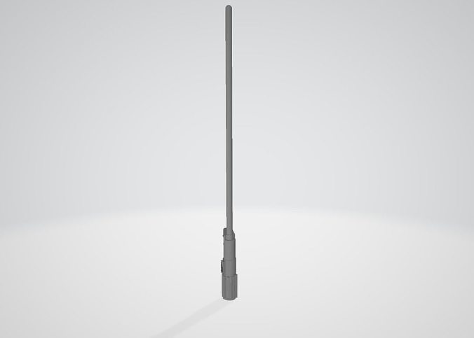 Anakins Lightsaber hilt  Free 3D model