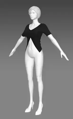 Woman Clothing A-Pose