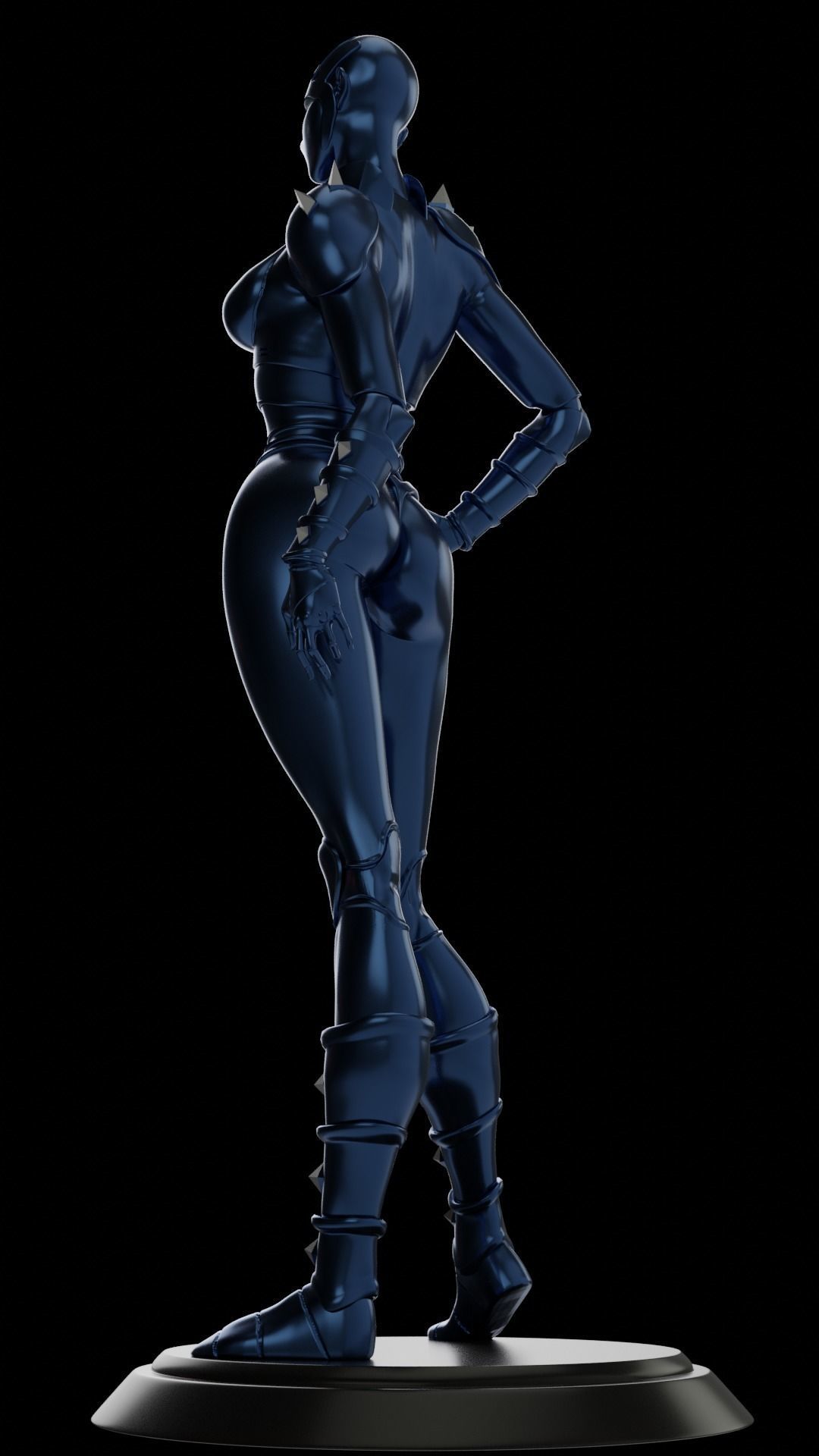 LADY ARMANOID  FAN ART 3D print model_4