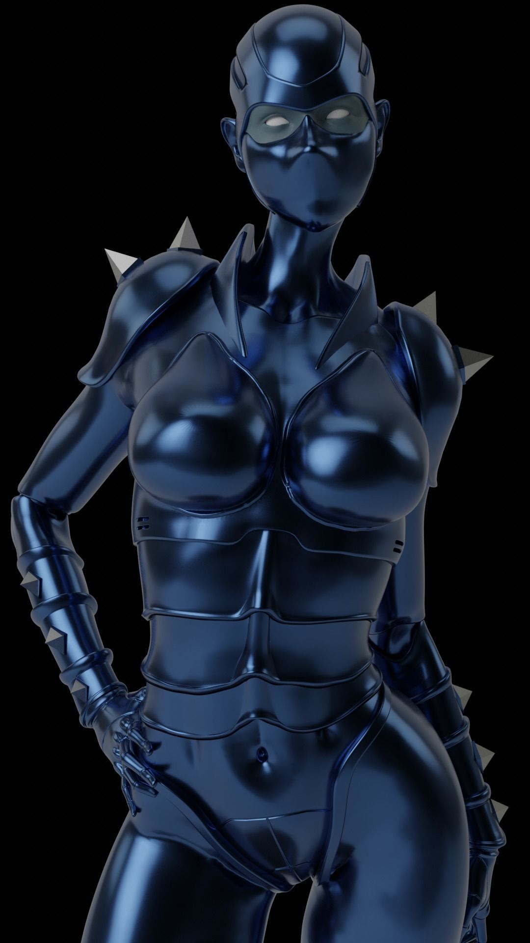 LADY ARMANOID  FAN ART 3D print model_1