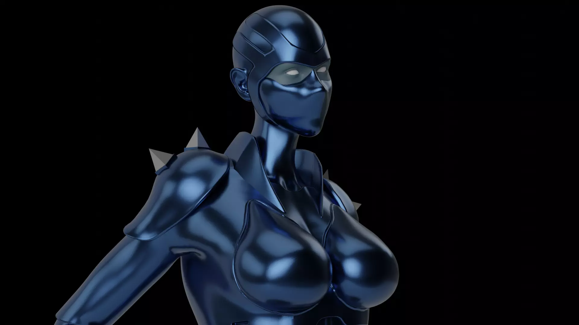 LADY ARMANOID  FAN ART 3D print model_0